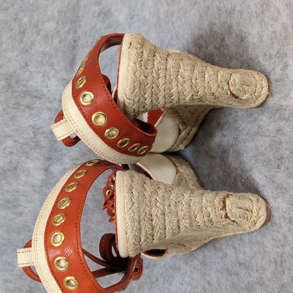 Yves saint Laurent rive gauche wedges size EU 40 US 10 - Picture 6 of 12